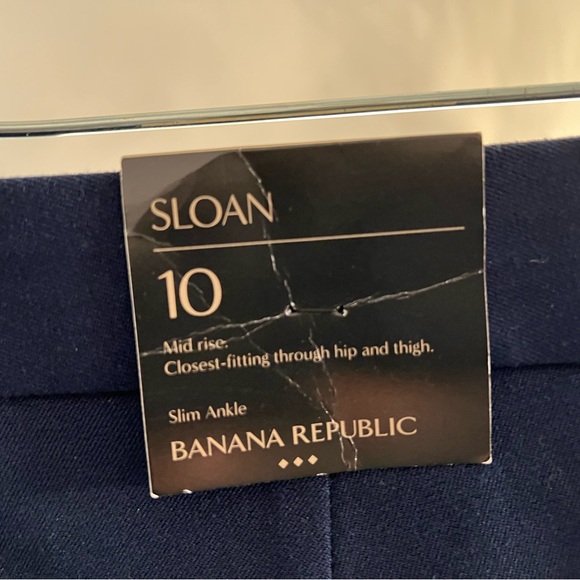 Banana Republic Sloan Slim Pants-Size 10
Navy Blue - Picture 3 of 5